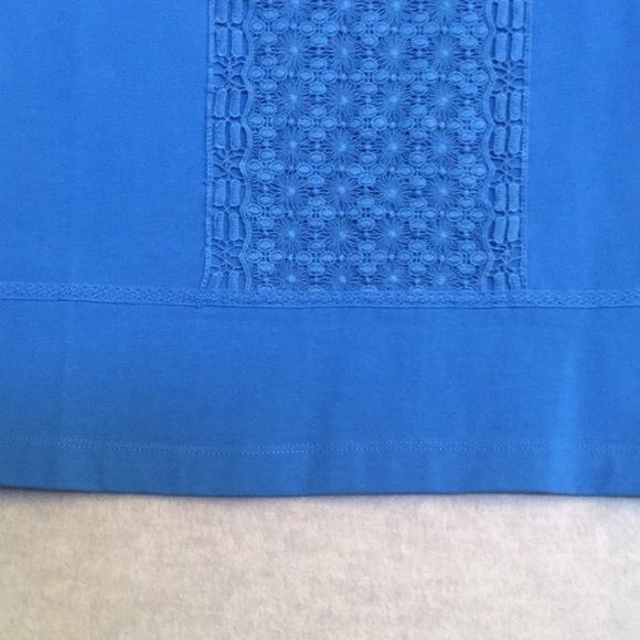 Denim & Co Comfy Stretch Poly Cotton Knit Top - Picture 8 of 11